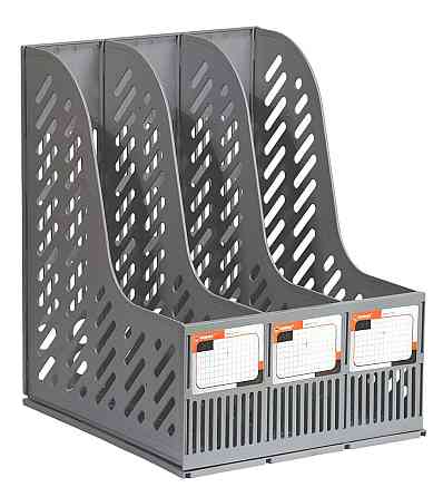 Лоток вертикальний 3в1 "Norma" 7021-08N cірий, шт Київ