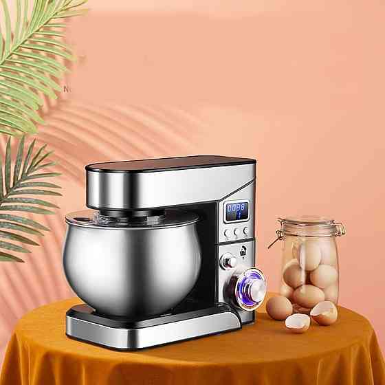 Миксер планетарный с чашей 6л, 4000Вт / Кухонный тестомес для дома / Кухонная машина Киев