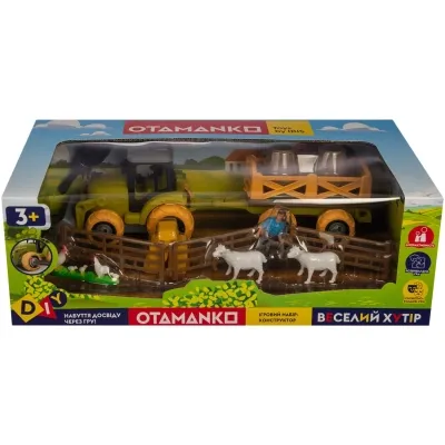 Ігровий набір Otamanko Веселий хутір (трактор із причепом, фермер із вівцями та курми) (8807) Вінниця - фото 7
