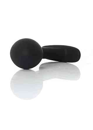 Анальна пробка - Silicone Black Curved Plug M Sex Aura Київ