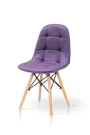 Стілець ДЖАСТІН, велюр бузковий Київ