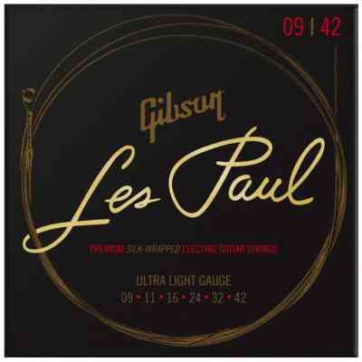Струны для гитары Gibson SEG-LES Les Paul Premium Electric Guitar Strings Ultra-Light (09-42) (230476) Винница