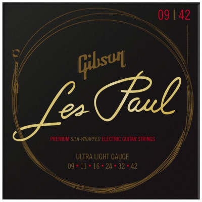 Струны для гитары Gibson SEG-LES Les Paul Premium Electric Guitar Strings Ultra-Light (09-42) (230476) Винница - изображение 1