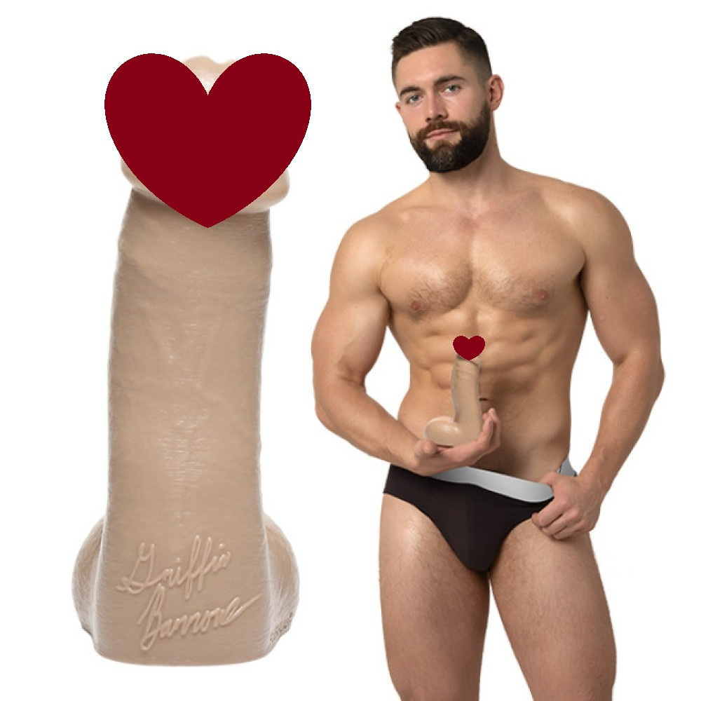 Фалоімітатор із мошонкою реалістичний Fleshjack Boys Griffin Barrows Silicone Dildo (RP), тілесний Sex Aura Київ - фото 1