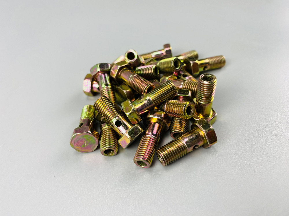 Болт-штуцер M 8 × 1 × 33 2 отвори  універсальний Мукачево - фото 8