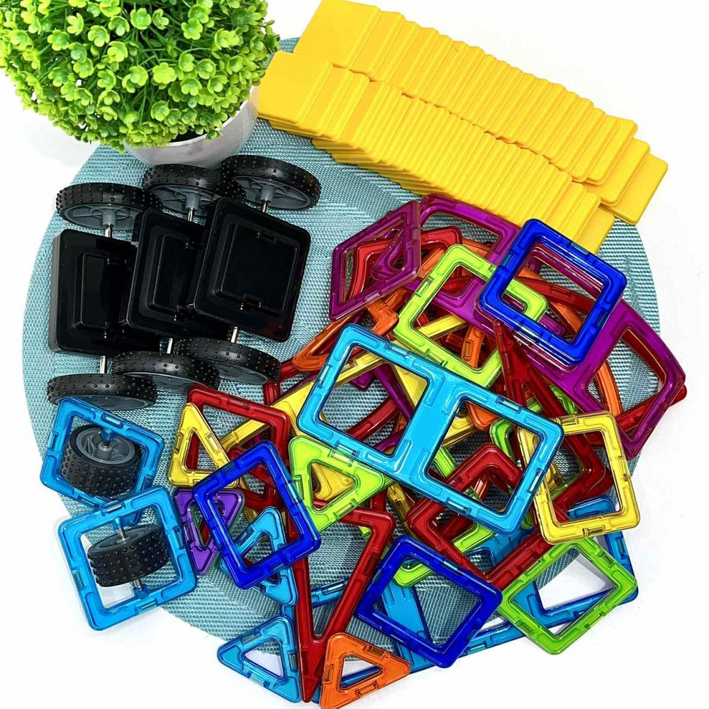 Конструктор магнітний Limo Toy Транспорт 87 деталей (LT3003) Чернигов - изображение 8