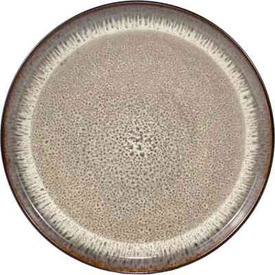 Тарелка Ardesto Bolzano, 26.6см, кераміка, чорно-коричневий (AR2927BB) Винница