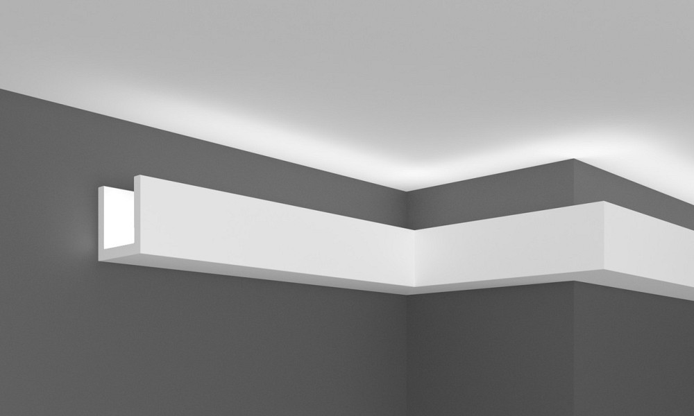 Молдинг полимерный для LED освещения Grand Décor KH 901 Днепр - изображение 4