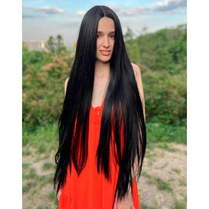 Перука рівне аніме 100 см без човники "Брюнетка" Вінниця - фото 6