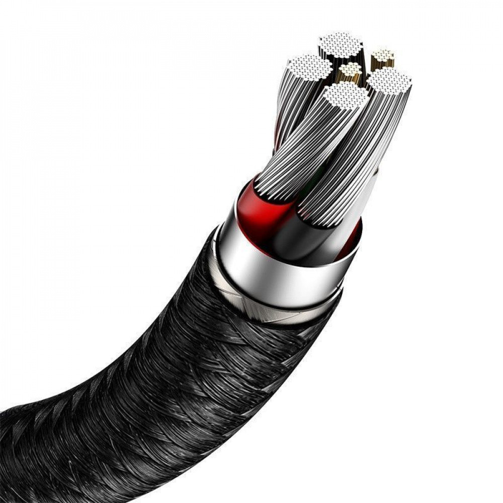 Кабель Baseus Cafule Metal Data Type-C 66W 1м білий Львів - фото 10