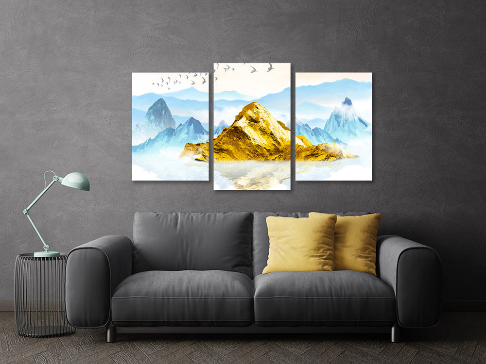 Модульная картина в гостиную / спальню Золота Гора   Art-701_3 70x130 см Киев - изображение 3