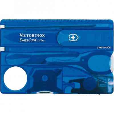 Мультитул Victorinox SwissCard Lite Transparent Blue (0.7322.T2) Винница