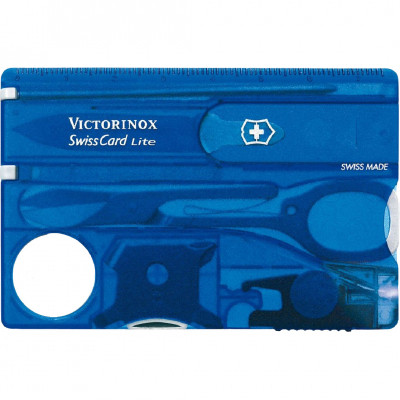 Мультитул Victorinox SwissCard Lite Transparent Blue (0.7322.T2) Винница - изображение 6