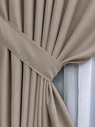 Комплект готових штор VR-Textil Bagema Rvs № 2071ш Світле какао  150х270 см 2 шт (33-1274) Київ