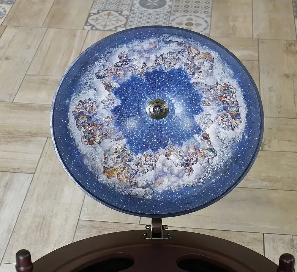 Глобус бар зі столиком Карта світу новий дизайн кремовий сфера 40 см Гранд Презент mastersem Київ - фото 2