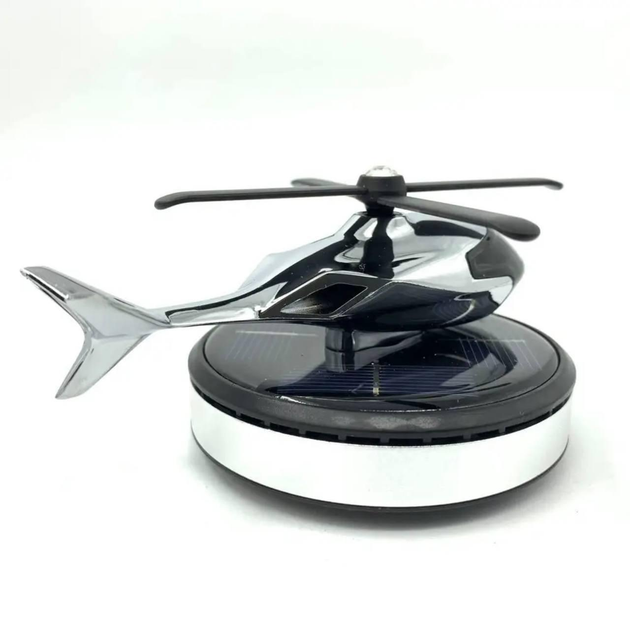 Ароматизатор автомобільний Вертоліт з каменем на сонячній батареї Київ - фото 2