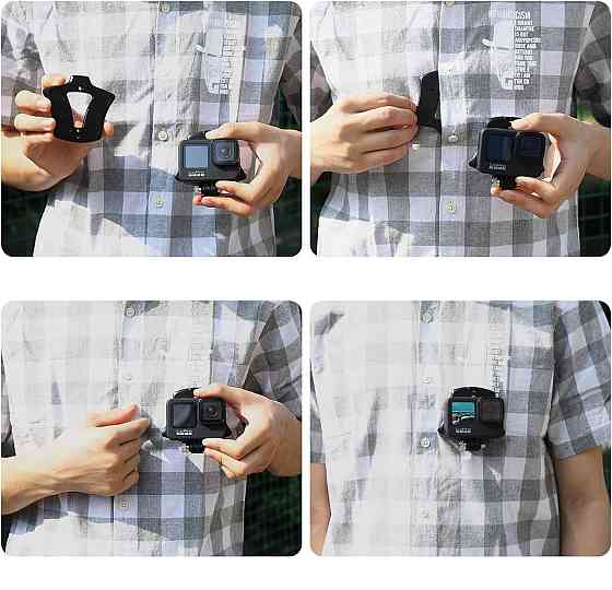 Магнітне кріплення для екшн-камери телефону на шию під одяг AC Prof HQS-MG356 Київ