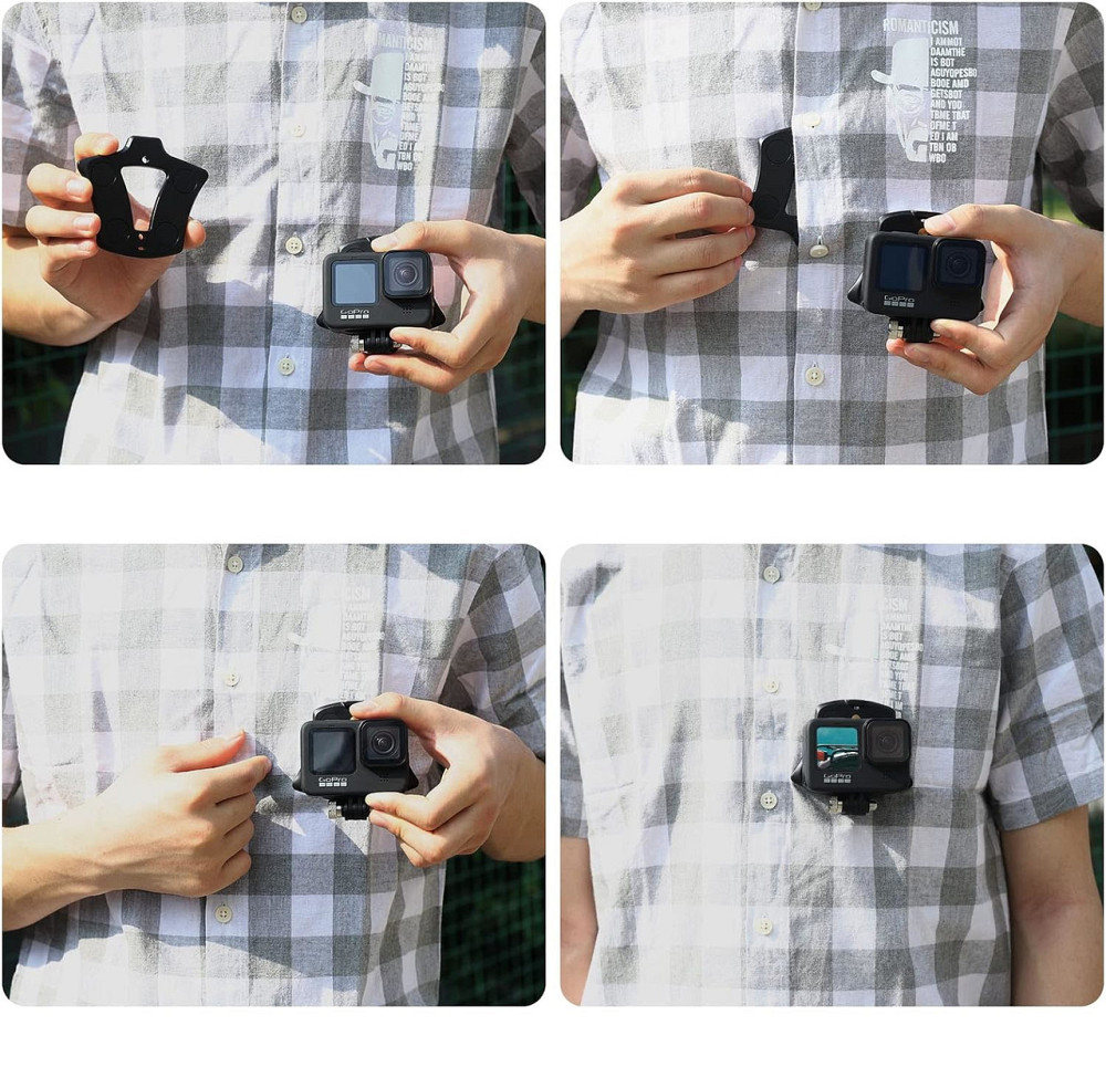 Магнитное крепление для экшн камеры телефона на шею под одежду AC Prof HQS-MG356 Киев - изображение 3