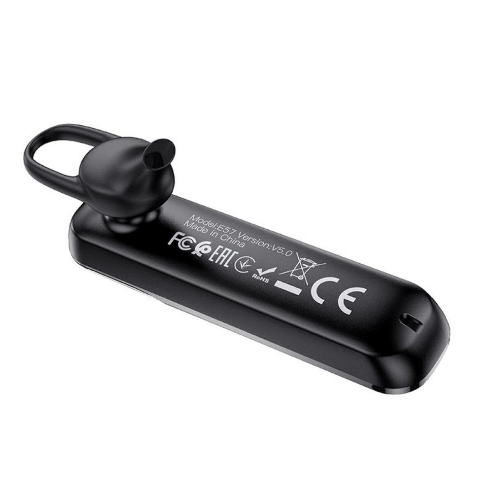 Bluetooth бездротова гарнітура HOCO E57 Essential business Bluetooth гарнітура, колір чорний 6931474739438 Одеса - фото 4