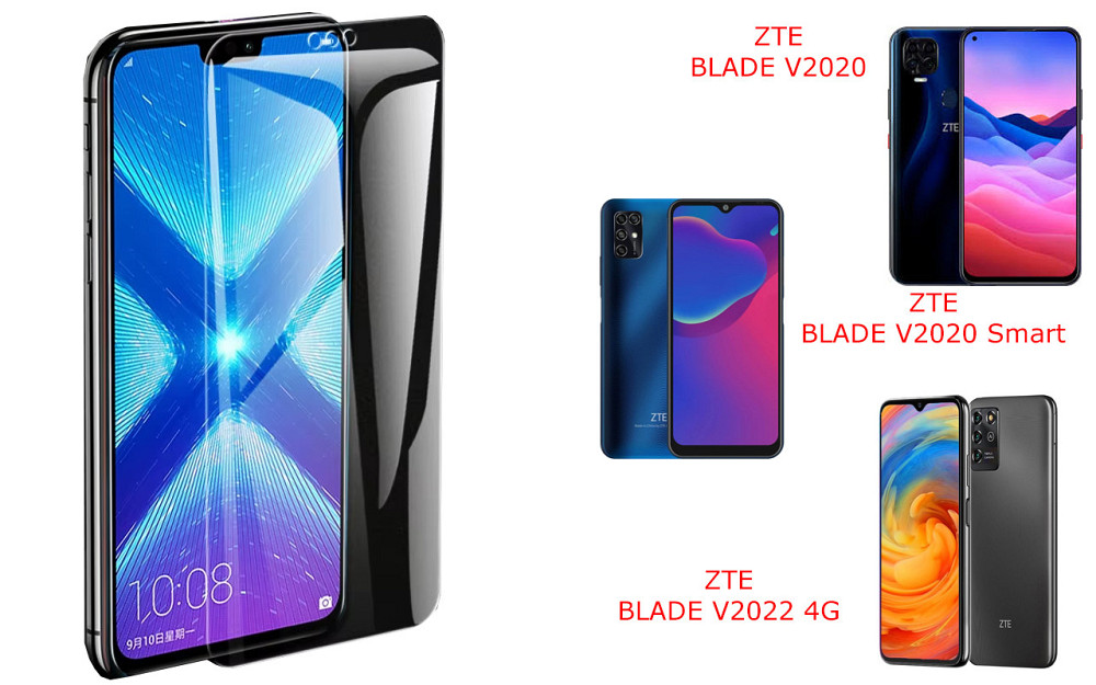 Защитное стекло NeoGlass для ZTE BLADE V2020, V2020 Smart, V2022 4G – ультрапрозрачное и устойчивое Киев - изображение 2