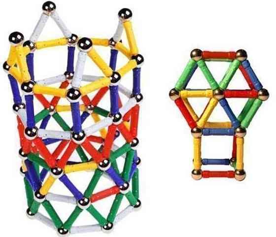 Конструктор магнитный 188 деталей магнетик magnetic лучше чем неокуб. Киев