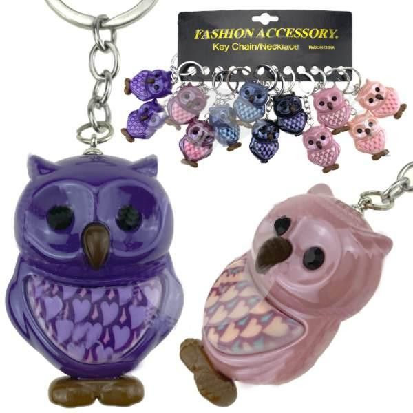 Брелок для ключів Сова керамічна 12 шт Київ - фото 1