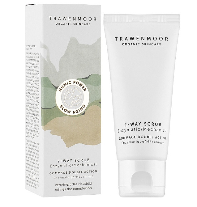 Скраб двойного действия – энзимный и механический пилинг для всех типов кожи 2-Way Scrub Trawenmoor 50 мл Киев - изображение 2
