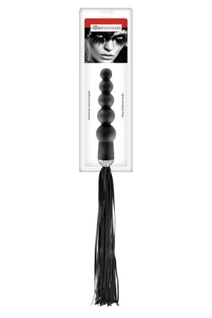 Флогер з ручкою - анальним намистом Fetish Tentation Whip with Rosary Handle Львів