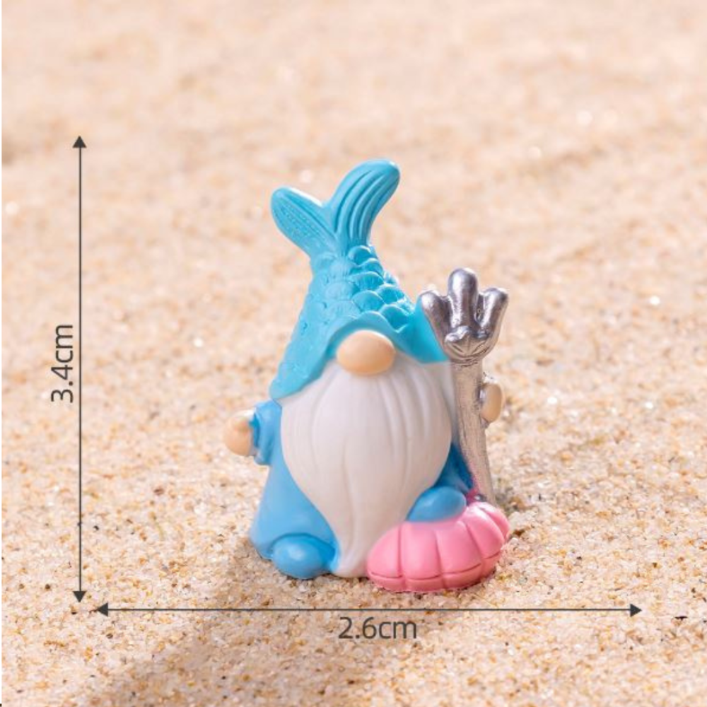 Серия фигурок Гномы  на пляже для миниатюры, хендмейда, флорариума,песочного стола Одесса - изображение 5