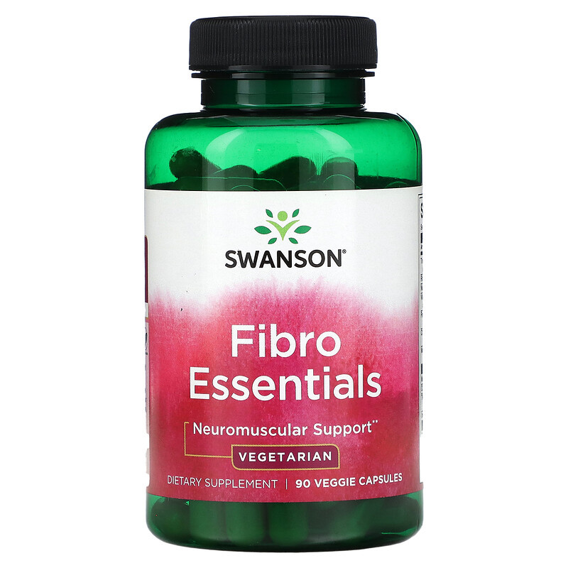 Харчова добавка здоров'я м'язів Swanson Fibro Essentials, 90 Veggie Capsules Луцьк - фото 1