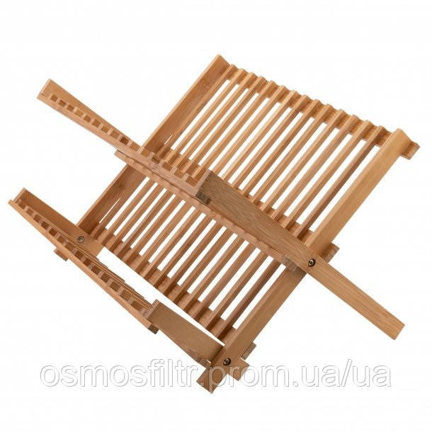 Сушка для посуду Axentia бамбук складна (132786) Київ - фото 2