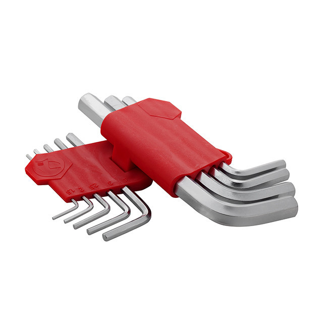 Набор ключей Г-образных шестигранных, 9 шт, 1,5-10 мм, Cr-V INTERTOOL HT-0601 Киев - изображение 3