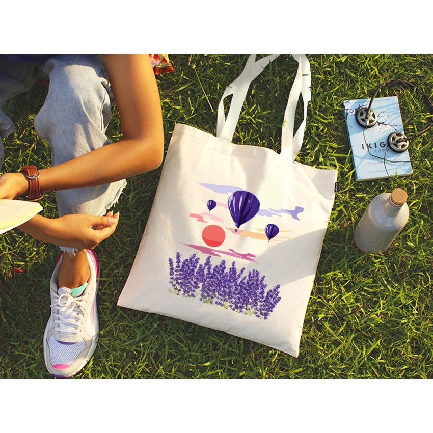 Екошопер BookOpt BK4066 "Навколо світу на повітряній кулі" бежевий Київ - фото 4