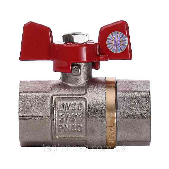 Кран шаровый прямой Q PROFESSIONAL 3/4″ ВВ КБ PN40 QP151 Черновцы