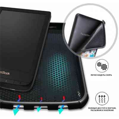 Чохол до електронної книги AirOn Premium PocketBook 606/628/633 picture 6 butterfly (4821784622281) Вінниця