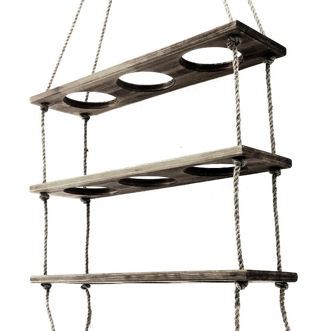 Полиця настінна для квітів "Імператріс" мокко Миколаїв - фото 1