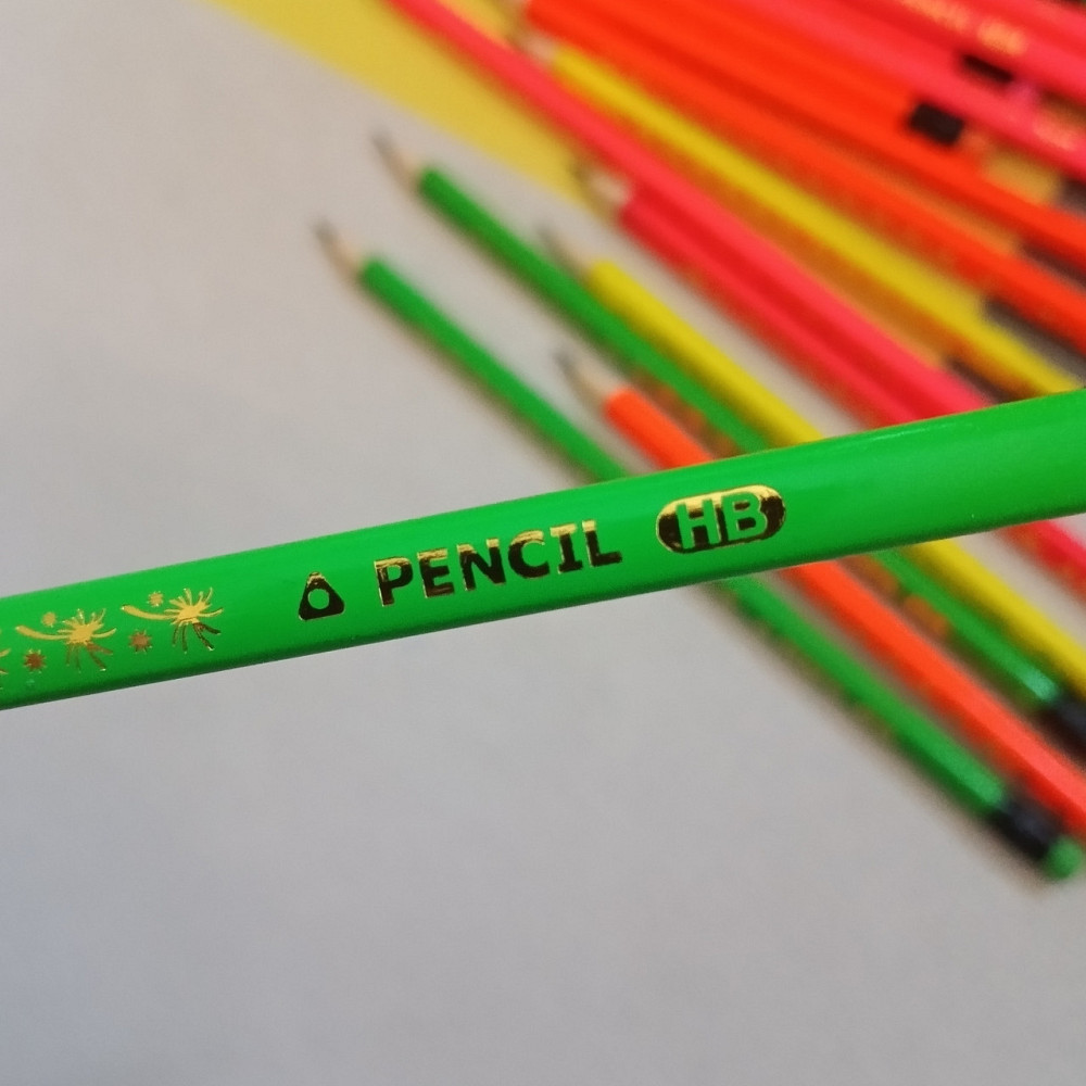 Простий олівець з гумкою неон Київ - фото 4