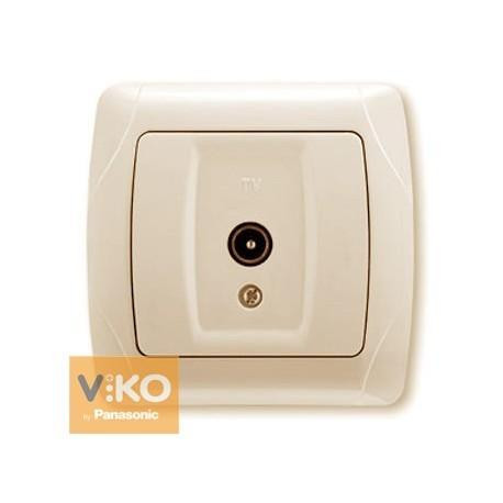 CARMEN Розетка ТV крем Viko Харьков - изображение 1