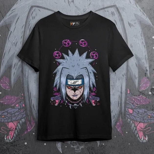 Футболка для подростка мальчика с принтом Наруто Саске Проклята Печатка Размер 160 Anime10063 Днепр - изображение 1