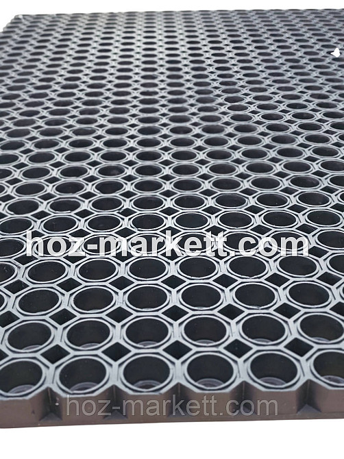 Килим 120 х 80 х 2.6 см гумовий брудозахісний стільників важкий кілім Харків - фото 9