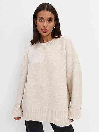 Женский базовый оверсайз свитер машинная вязка Одесса