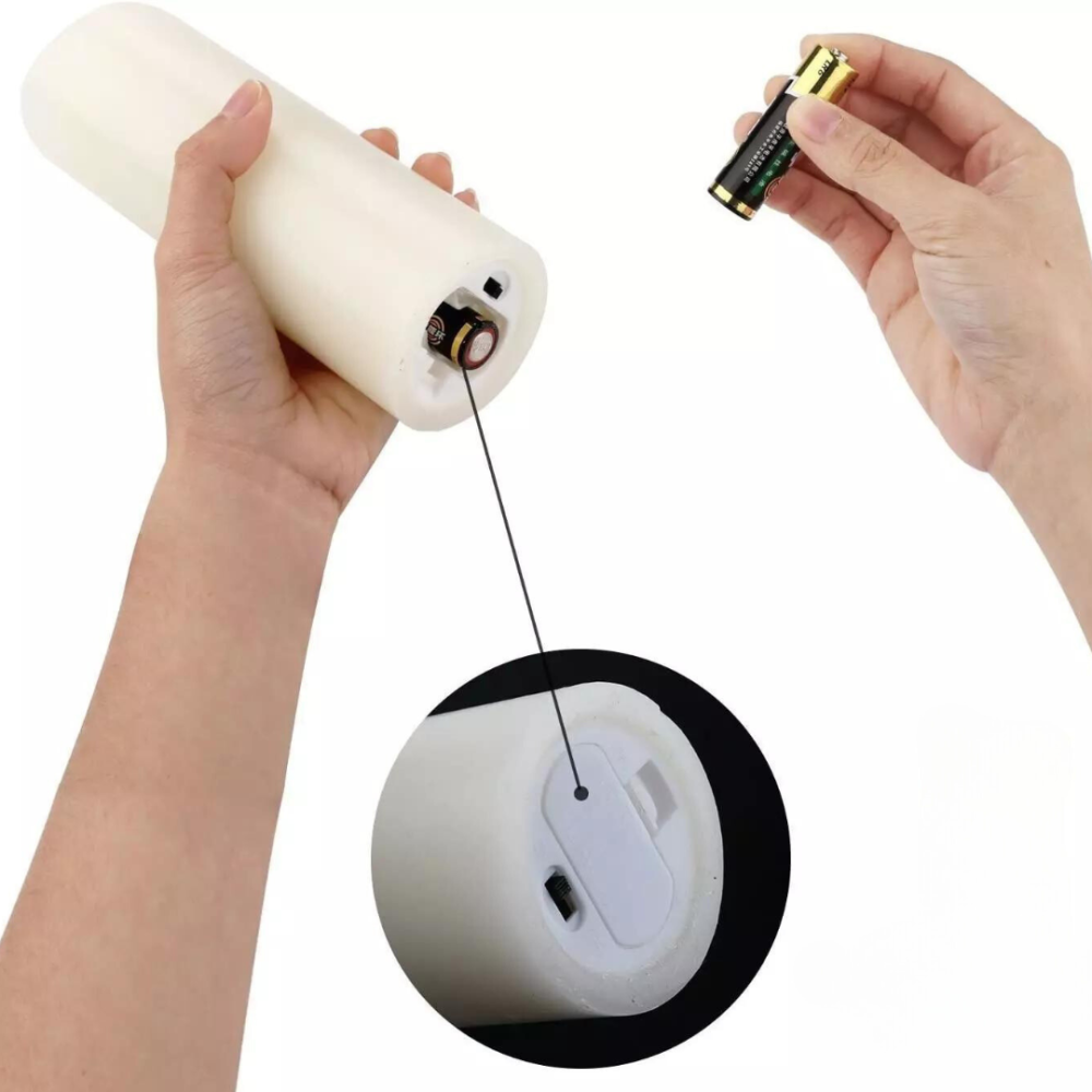 Набір світлодіодні свічки 9 шт. Niki Light лед світильник свічка на батарейках різних розмірів з пультом керування Київ - фото 9