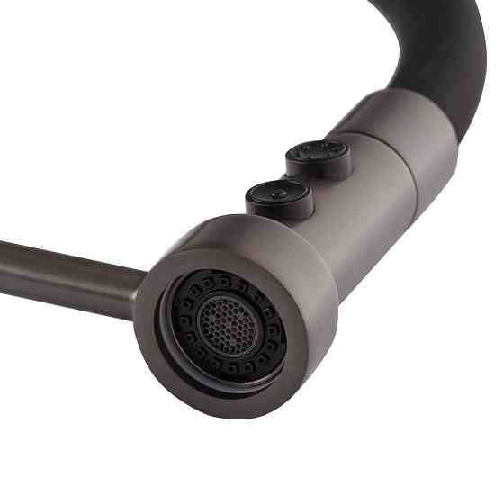 Змішувач для кухні Mixxus Premium Summer 017 GRAPHITE REFL.BLACK (MI6962) Київ