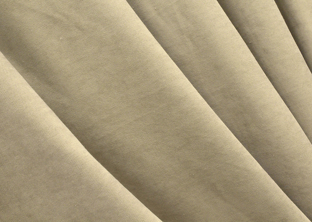 Комплект штор на люверсах VR-Textil Микровелюр Petek YL № 1801ш 150х270 см 2 шт Кремовый (37-0267) Киев - изображение 7