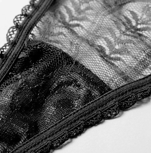 Интимные стринги черные - размер 42-46, 85% полиэстер, 15% нейлон Киев - изображение 5