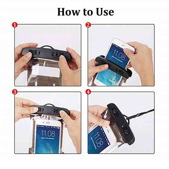 Водонепроникний чохол для смартфона з ремінцем Київ