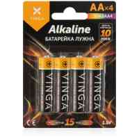 Батарейка AA LR6 Alkaline 4pcs Blister Vinga (VJABAA4) Киев