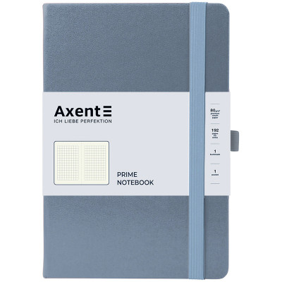 Книга записна Axent Partner Prime 145x210 мм 96 аркушів, клітинка сіра (8305-62-A) Вінниця - фото 1