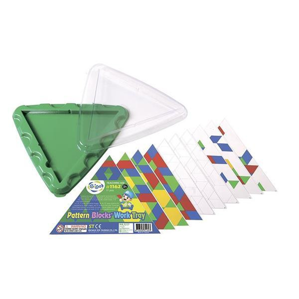 Дитяча мозаїка Gigo Геометрична з картками та трикутною основою, 10 ел. (1162) Харків - фото 3