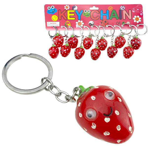 Брелоки для ключів дитячі Полуничка 12 шт Київ - фото 1